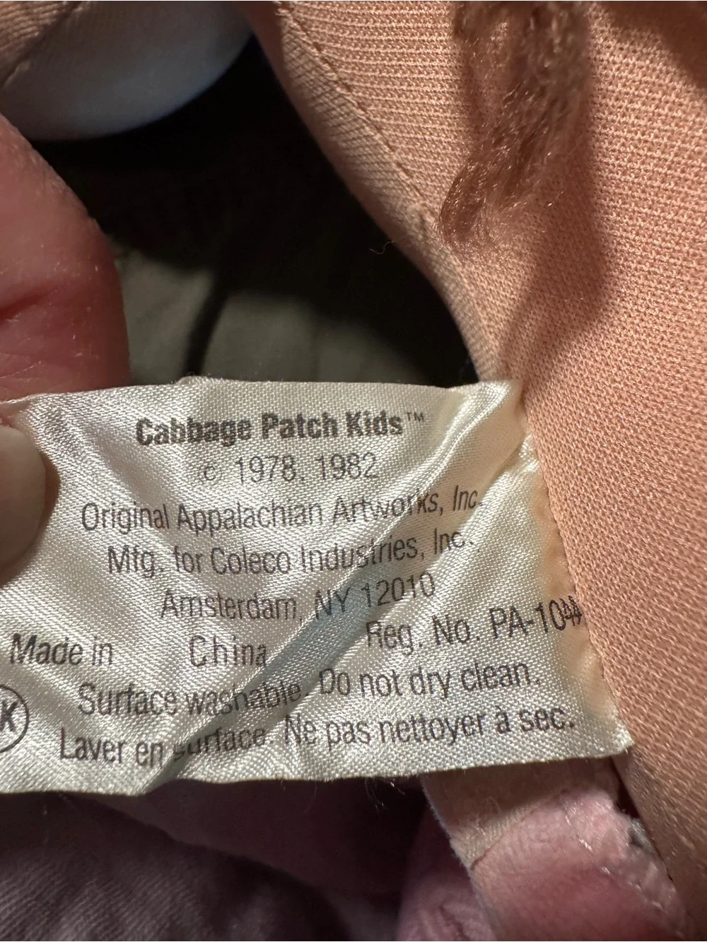 Rare Vintage 1985 Coleco Cabbage Patch Kid – Head Mold #12 (Transitional/